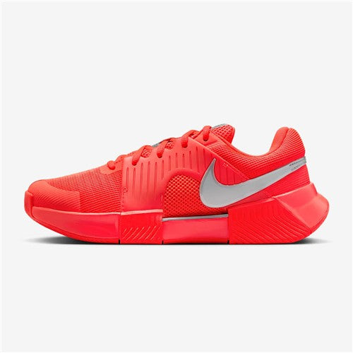 Nike Zoom GP Challenge 1 Premium Women's Hardcourt Tennis Shoes (Bright Crimson/Metallic Silver)