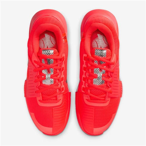 Nike Zoom GP Challenge 1 Premium Women's Hardcourt Tennis Shoes (Bright Crimson/Metallic Silver)