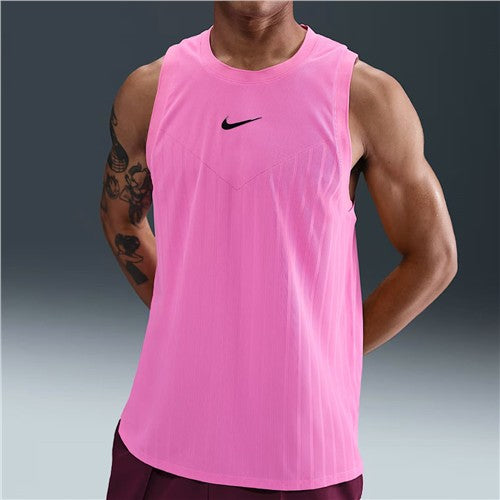 NikeCourt Slam Men's Dri-Fit Advantage Tennis Tank Top (Playful Pink)