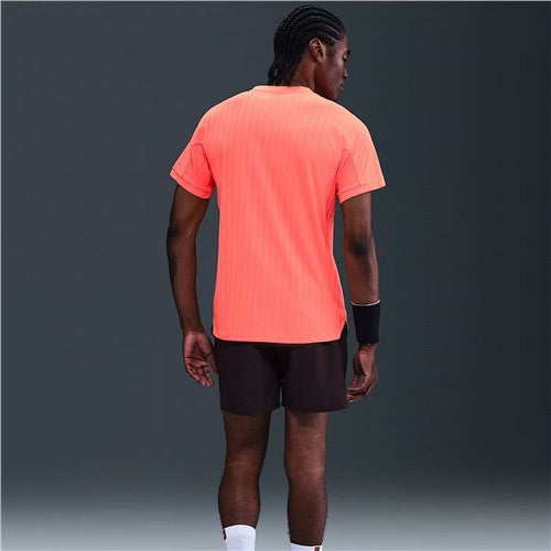 NikeCourt Slam Men's Dri-Fit Advantage Tennis Top (Bright Mango)
