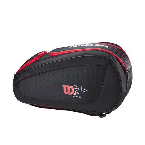Wilson Bela Super Tour Padel Bag (Black/Red)