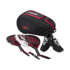 Wilson Bela Super Tour Padel Bag (Black/Red)