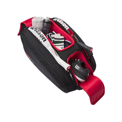 Wilson Bela Super Tour Padel Bag (Black/Red)