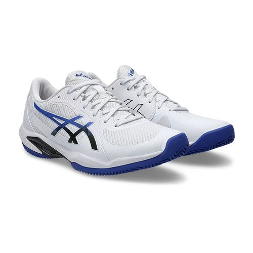Asics Solution Swift FF 2 Clay Men's Shoes (White/Dark Cobalt)