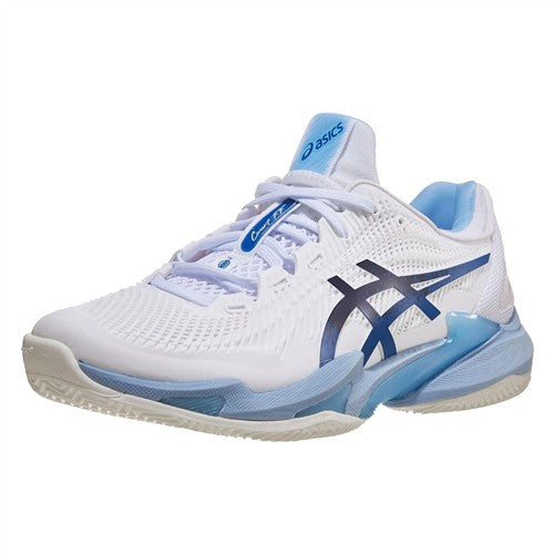 Asics Court FF3 Novak Clay Men's Shoes (White/Tuna Blue)
