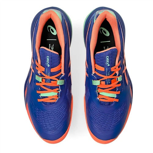 Asics Gel-Resolution X Padel Men's Shoes (Darl Cobalt/Vivid Coral)