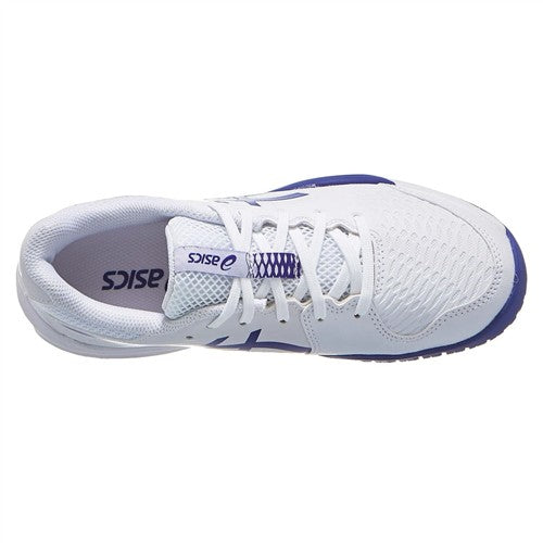 Asics Gel-Resolution X GS Junior Shoes (White/Dark Cobalt)