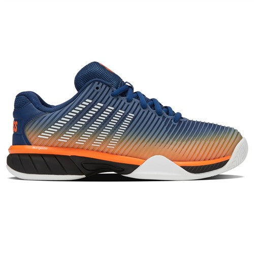 K-Swiss Hypercourt Express 2 AC Junior Shoes (Blue Opal/Black/White)