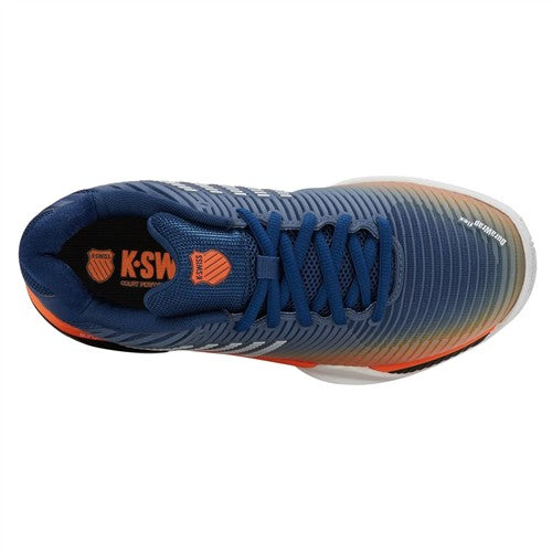 K-Swiss Hypercourt Express 2 AC Junior Shoes (Blue Opal/Black/White)