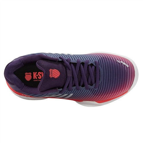 K-Swiss Hypercourt Express 2 AC Women's Shoes (Purple Plumeria/White/Hot Coral)