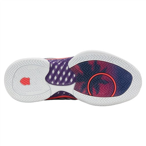 K-Swiss Hypercourt Express 2 AC Women's Shoes (Purple Plumeria/White/Hot Coral)