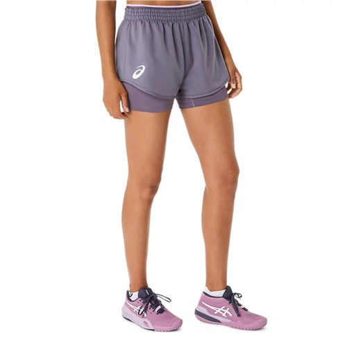Asics Match Women's Short (Greyish Purple)