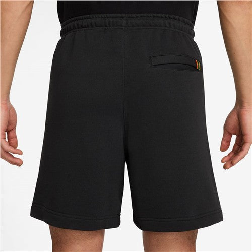 NikeCourt Dri-Fit Heritage Fleece Tennis Short (Black)