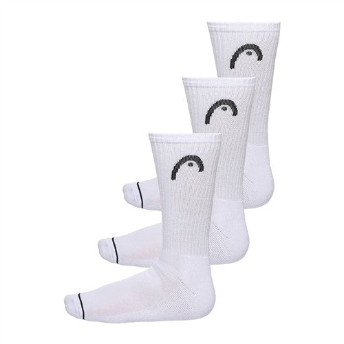 Head Men's 3PPK Half Cushion Crew Socks (White)