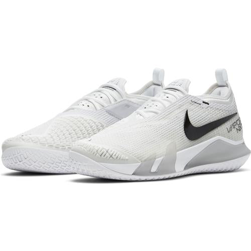 NikeCourt React Vapor NXT HC Mens Shoe (White/Black/GreyFog)
