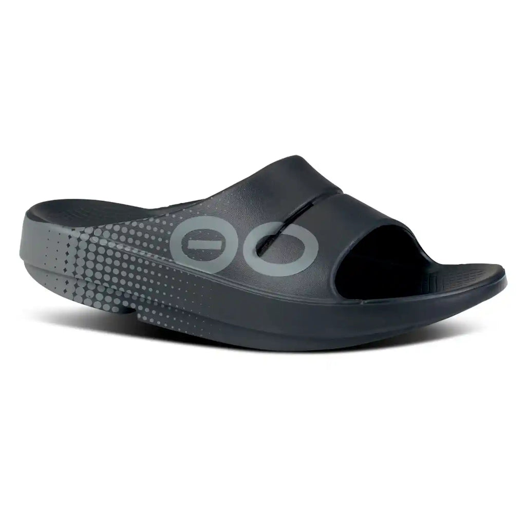 OOFOS OOahh Sport Slide (Black Matrix)
