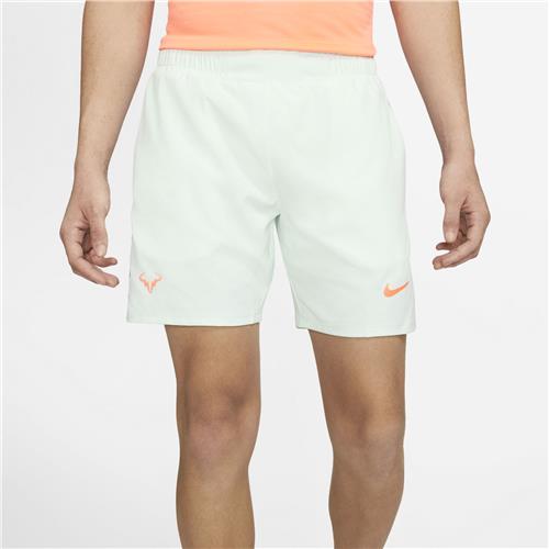 Nike Court Rafa Melbourne Mens Short 7in(Barely Green/Bright Mango)