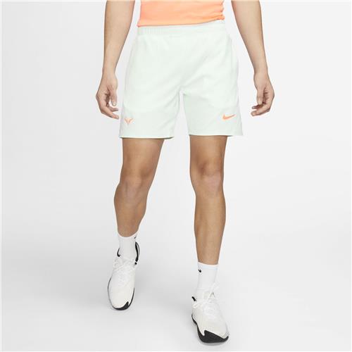 Nike Court Rafa Melbourne Mens Short 7in(Barely Green/Bright Mango)