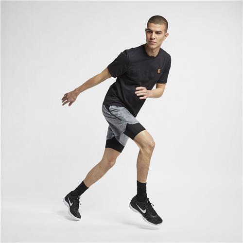 Nike Court Emblem Tee (Black)