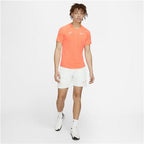 Nike Court Aeroreact Rafa Slam Mens SS Top (Bright Mango)