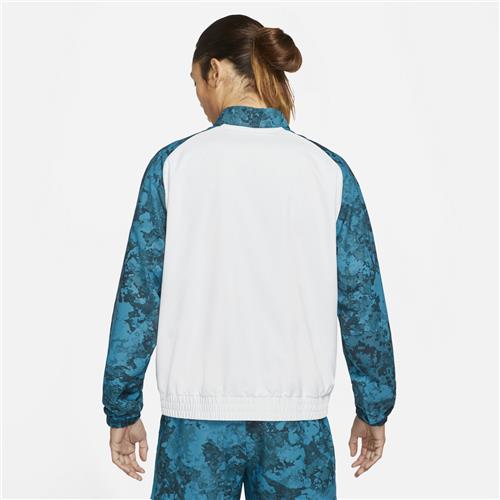 Nike Court Melbourne Full-Zip Mens Jacket (Green Abyss/White/Bright Mango)