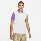 Nike Mens OZ Slim Polo Melbourne (White/Purple)