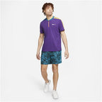 Nike Court Breathe Slam Melbourne Mens Polo (Purple/Green Abyss/Parachute Beige)