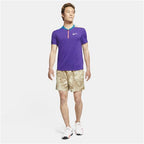 Nike Court Breathe Slam Melbourne Mens Polo (Purple/Green Abyss/Parachute Beige)