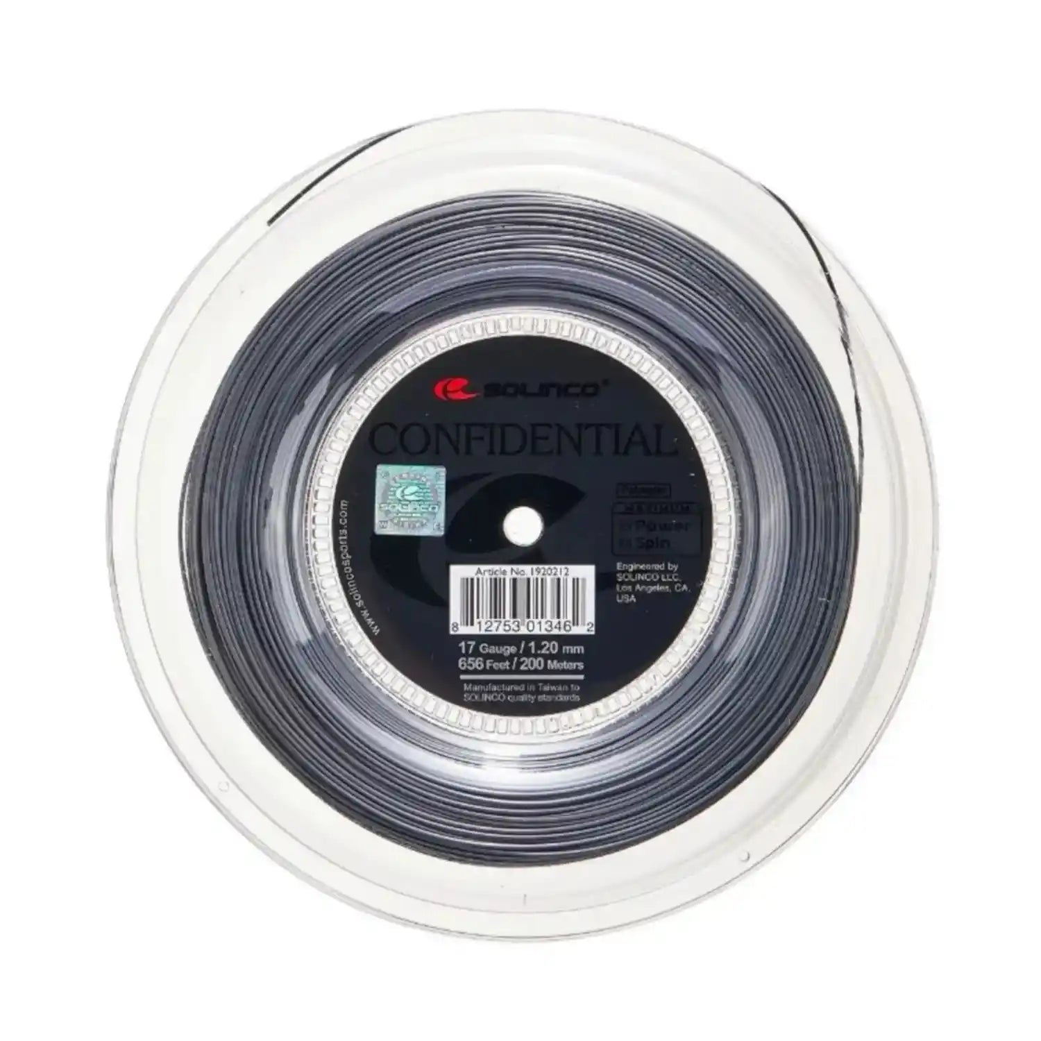Solinco Confidential 17/120mm 200m Reel