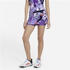 Nike Womens Court Victory Printed Tennis Skirt (Wild Berry/Bright Mango)