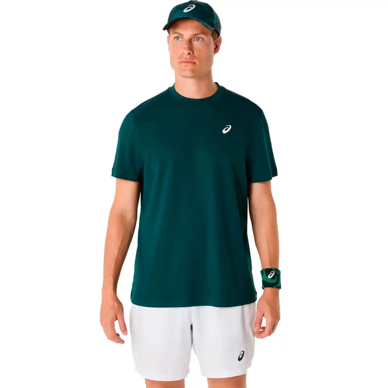 Asics Court SS Top (Saxon Green)