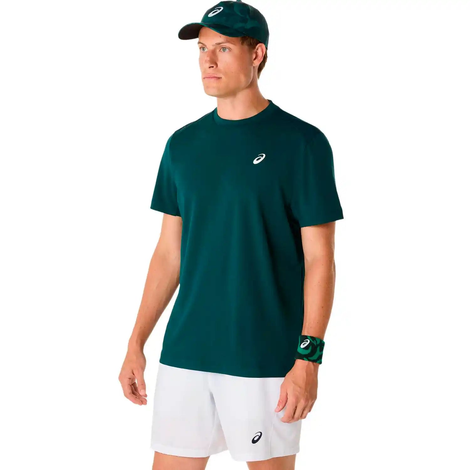 Asics Court SS Top (Saxon Green)