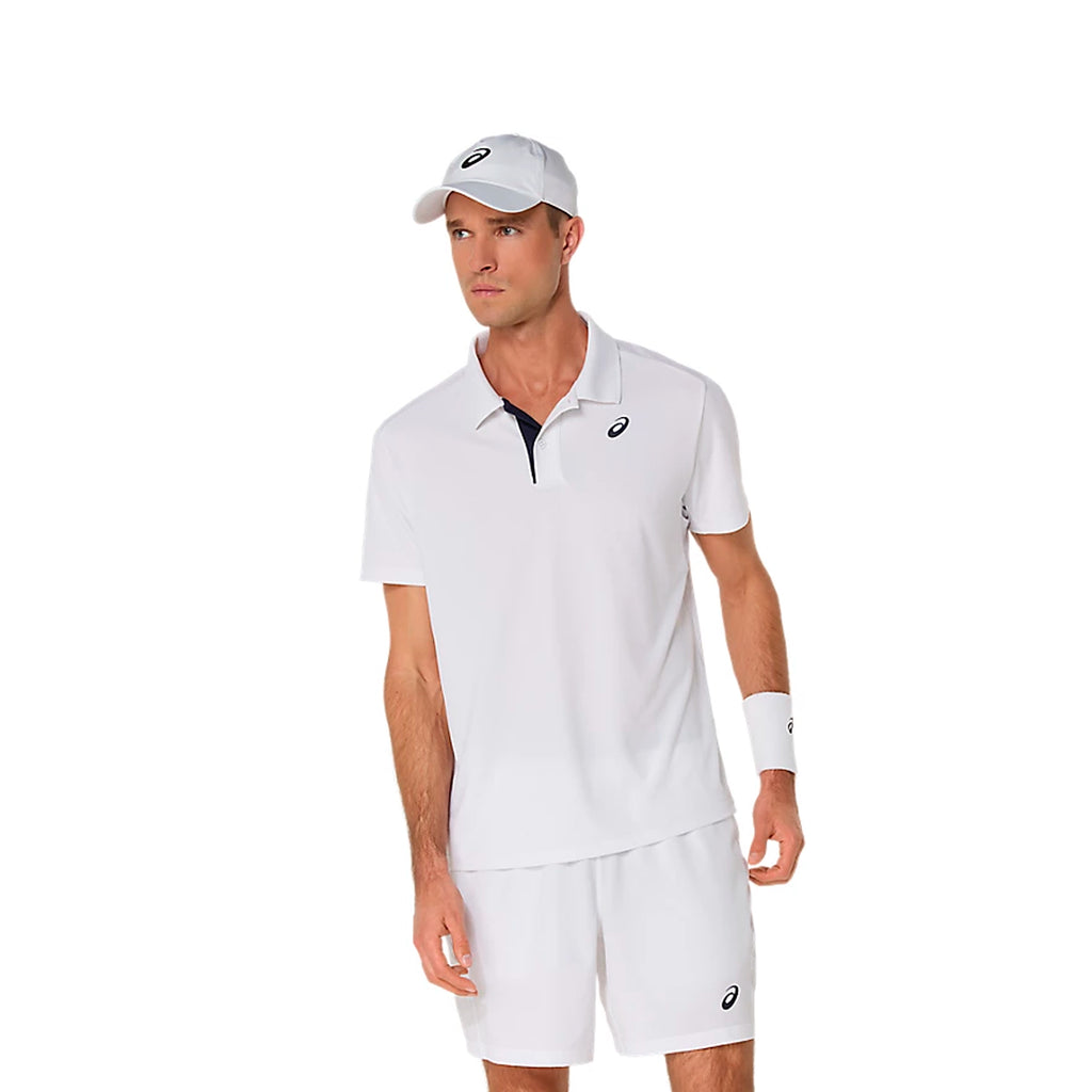 Asics Court Men's Polo (Brilliant White)