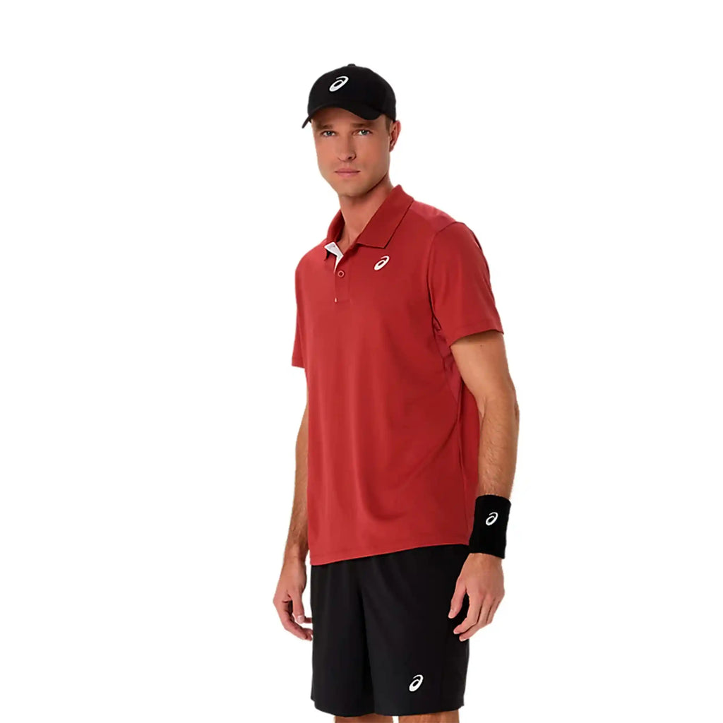Asics Court Men's Polo (Burnt Red)