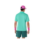 Asics Match Jacquard Polo SS Top (Aurora Green)