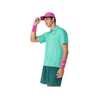 Asics Match Jacquard Polo SS Top (Aurora Green)