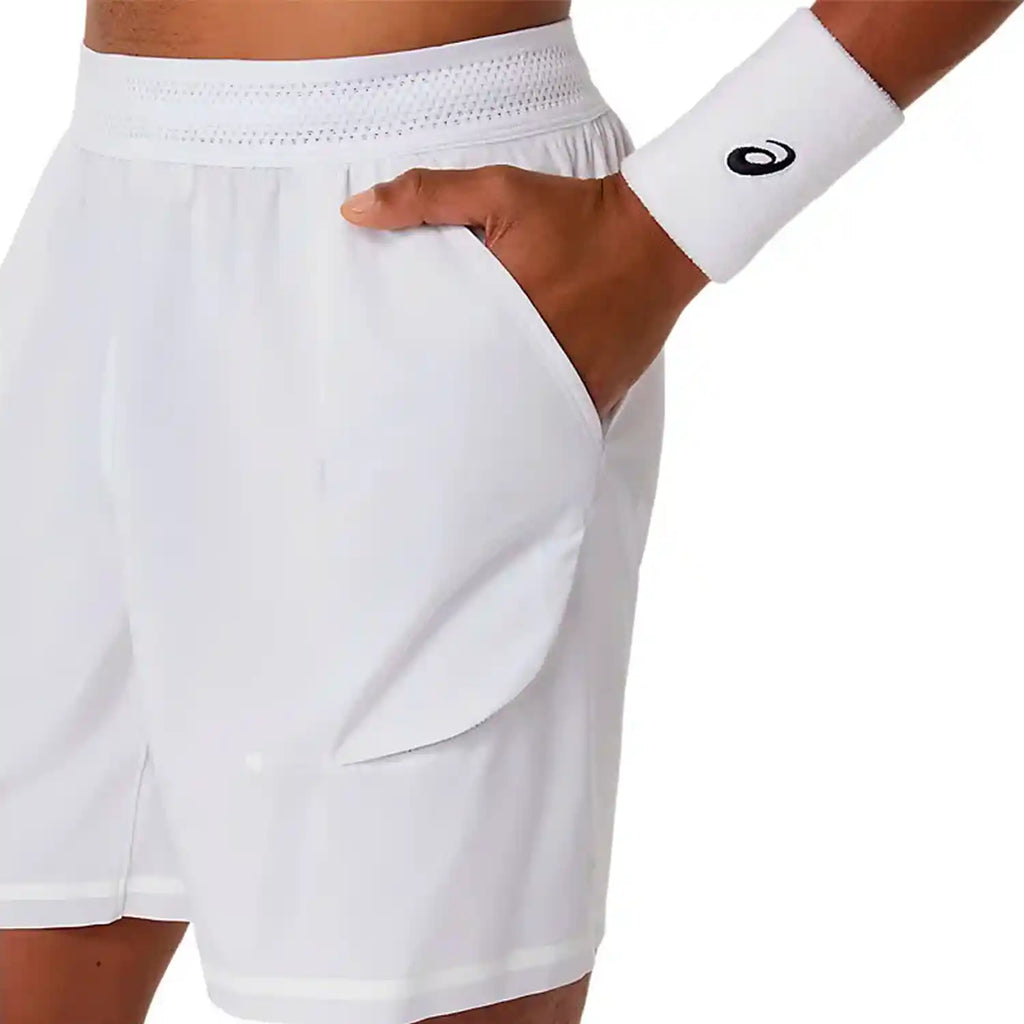 Asics Match 7In Short (White)
