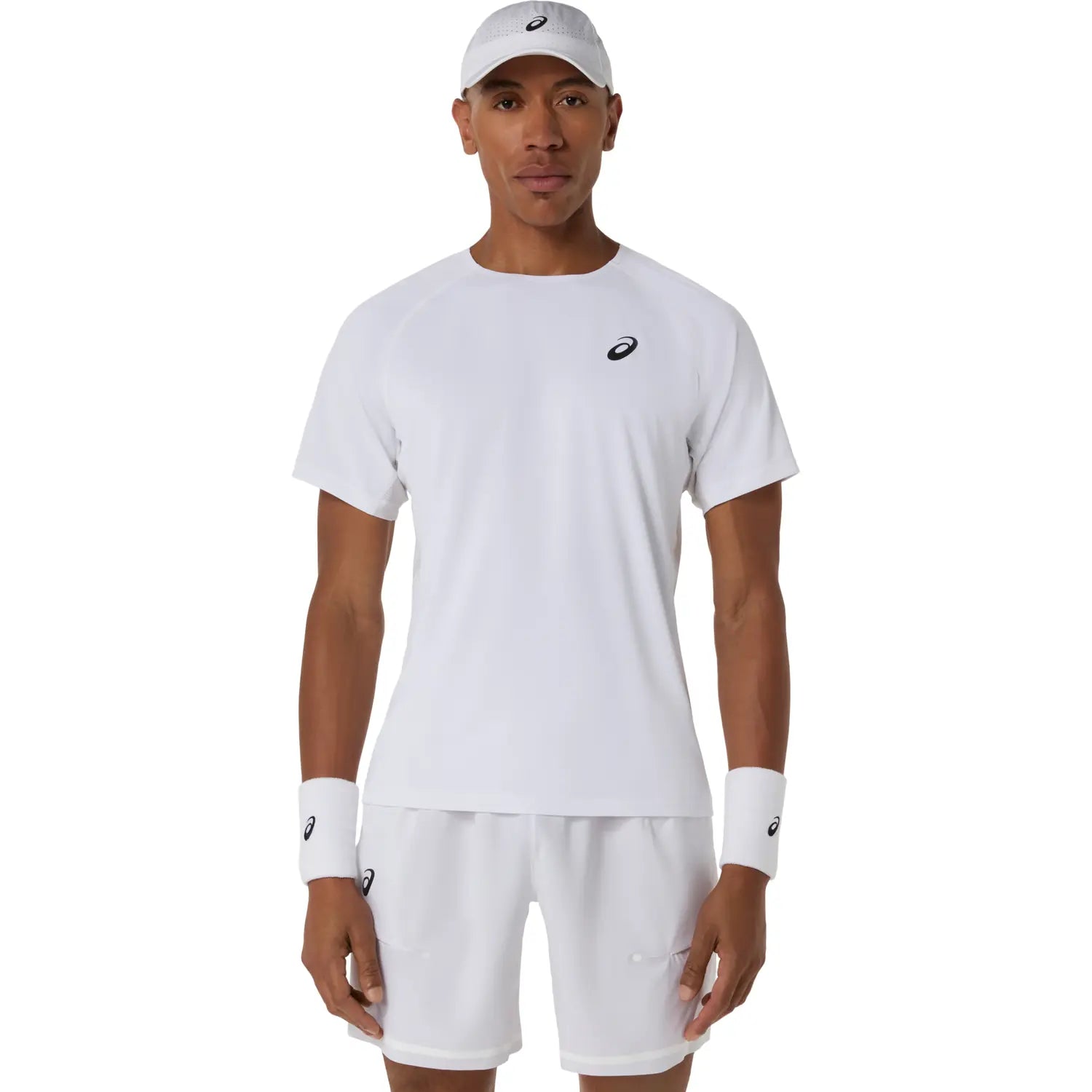 Asics Match Short Sleeve Men's Top (Brilliant White)