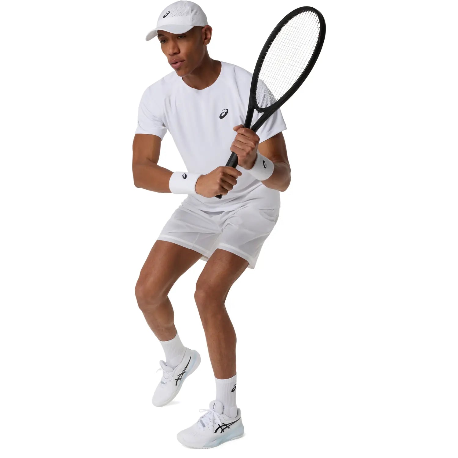 Asics Match Short Sleeve Men's Top (Brilliant White)