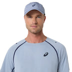 Asics Match Short Sleeve Men's Top (Grey Blue)