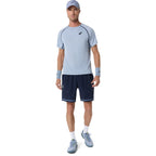 Asics Match Short Sleeve Men's Top (Grey Blue)