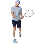 Asics Match Short Sleeve Men's Top (Grey Blue)