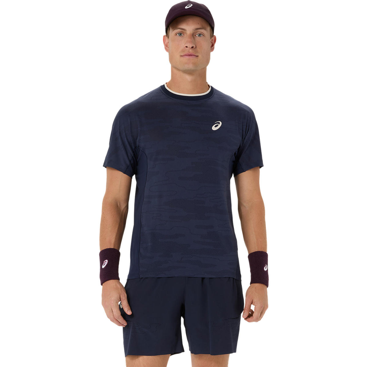 Asics Match Jacquard SS Men's Top (Midnight)