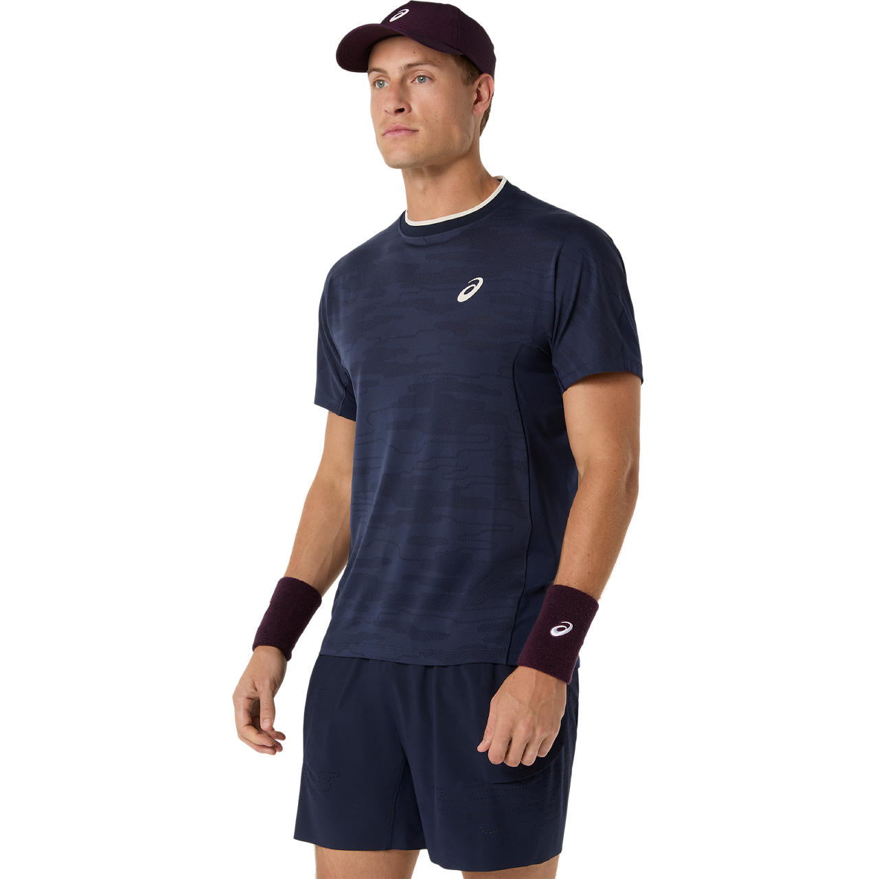 Asics Match Jacquard SS Men's Top (Midnight)