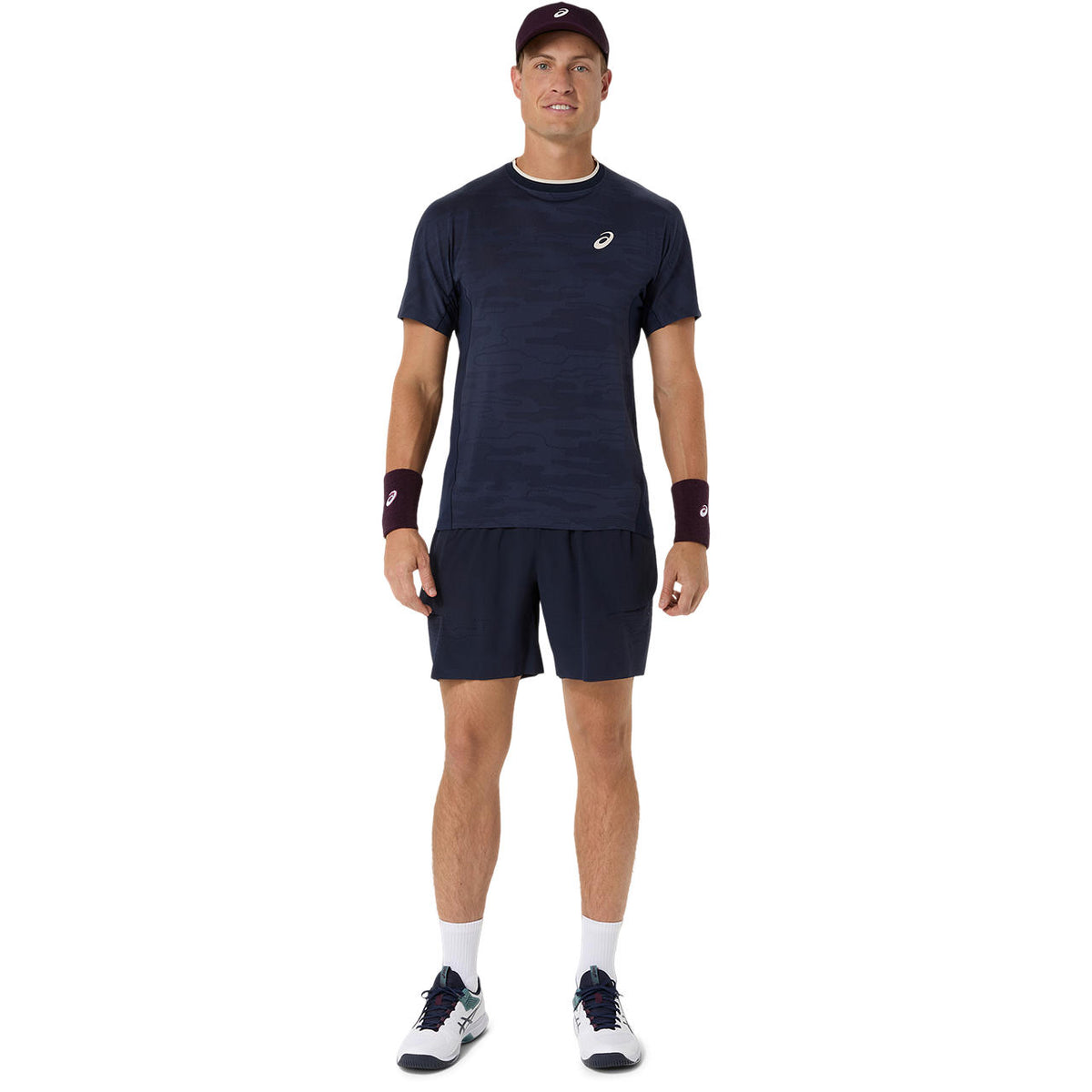 Asics Match Jacquard SS Men's Top (Midnight)