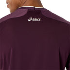 Asics Match Jacquard SS Men's Top (Aubergine)