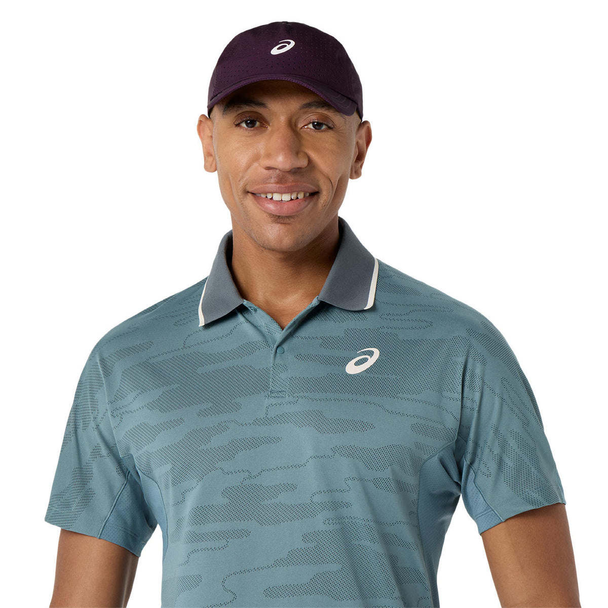 Asics Match Jacquard Men's SS Polo (Foggy Teal)