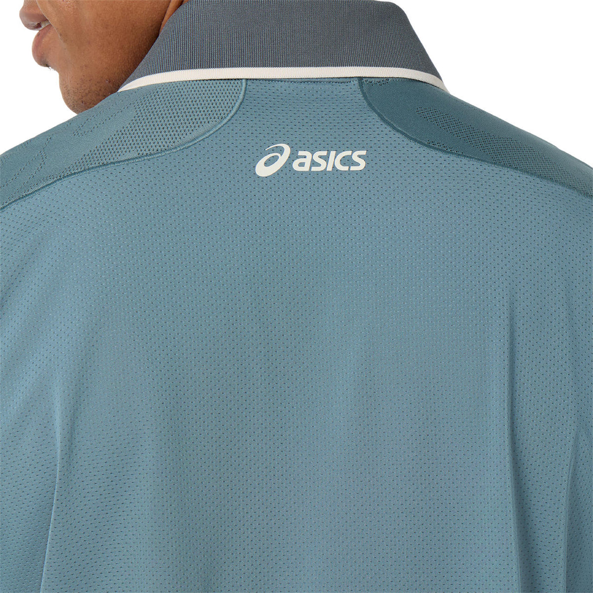 Asics Match Jacquard Men's SS Polo (Foggy Teal)
