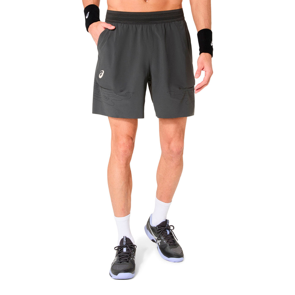 Asics Match Laser Cut 7 Inch Short (Graphite Grey Night Energy)
