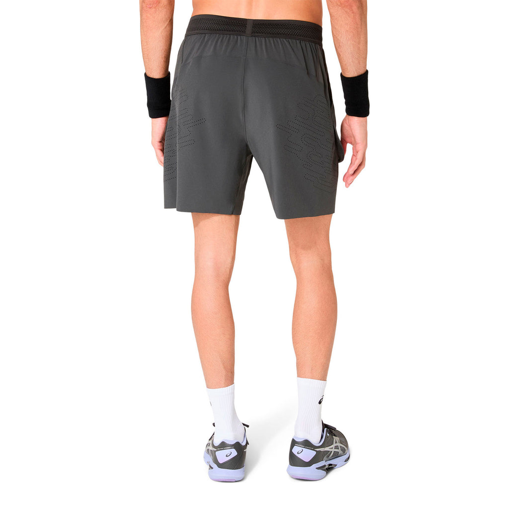 Asics Match Laser Cut 7 Inch Short (Graphite Grey Night Energy)